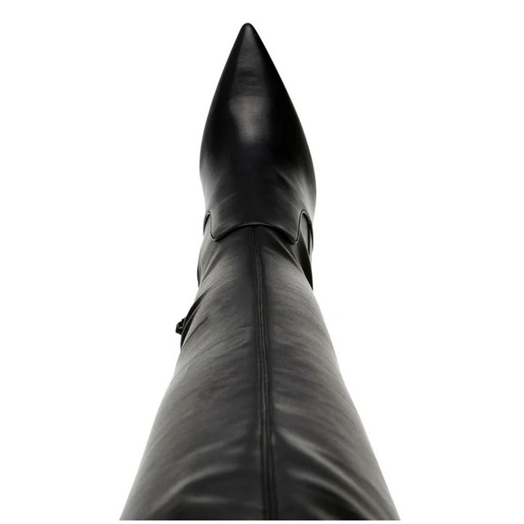 Tacy Over The Knee Heels Black - Picture 5 of 7